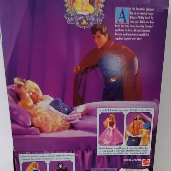 Vintage Disney Classic Sleeping Beauty and Prince Philip 1991